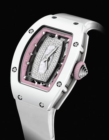 Richard Mille Replica Watch RM 07-01 White Ceramic Diamonds